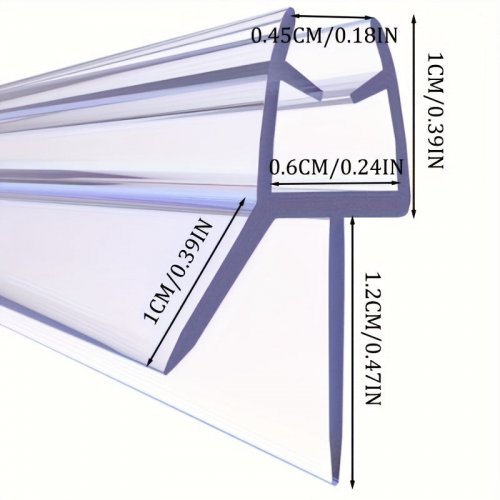 Silikónové tesnenie na sprchové dvere – 89,99 cm