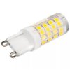 Studená biela LED žiarovka, G9 5W, 6000K