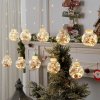Závesná vianočná dekorácia 110 LED, guľa, 3 m
