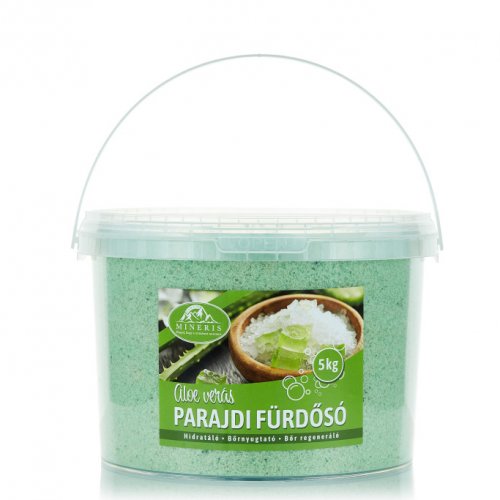 Mineris Kúpeľová soľ z Parajdu s aloe vera – 5 kg