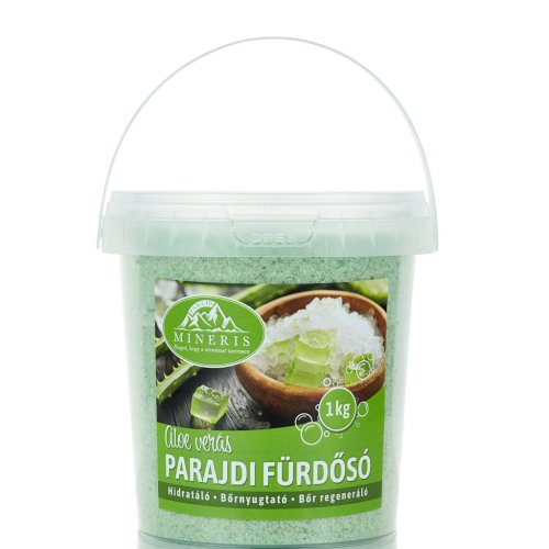 Mineris Kúpeľová soľ z Parajdu s aloe vera – 1 kg