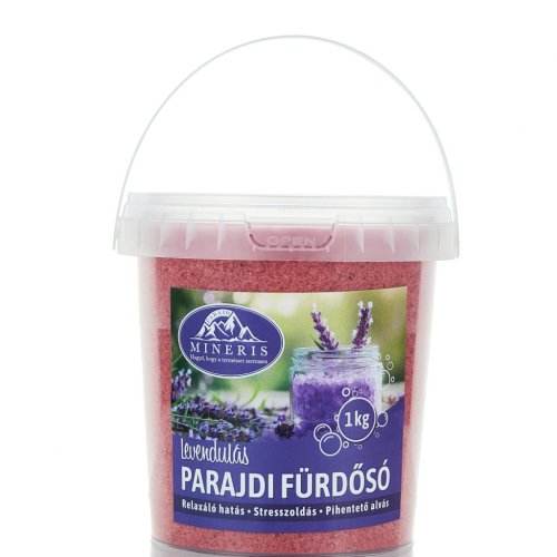 Mineris Kúpeľová soľ z Parajdu s levanduľou – 1 kg