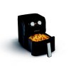 GOURMETMAXX Teplovzdušná fritéza/ Airfryer mechanická matná čierna 4L 1400W