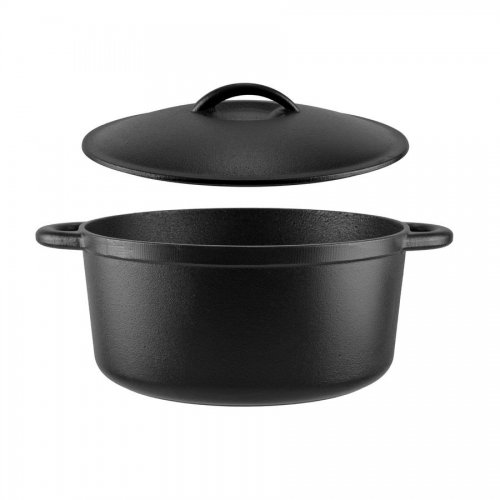 Liatinový Hrniec 26 cm 5 litrov Oblúkovité ucho