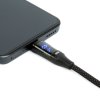 Dátový kábel - Type-C / Type-C - s indikátorom výkonu - čierny - 1 m - 3 A - 60 W
