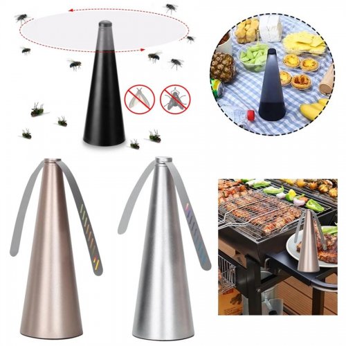 Odpudzovač hmyzu ventilátor strieborný/zlatý