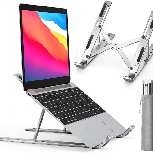 Kovový stojan na notebook a tablet