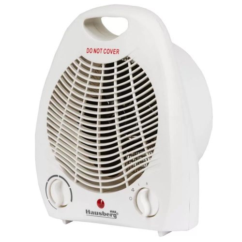 Elektrický vykurovací ventilátor - 1800 - 2000W - biely