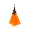 Halloweenová osvetlená dekorácia - tekvica - zavesiteľná - RGB LED - 70 x 50 cm