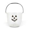 Halloweenová dekorácia - vedro - 2 druhy - 20 x 16 cm  