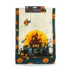 Halloween-ová dekorácia - obrus na stôl - s halloweenovými motívmi - 184 x 33 cm