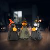 Halloween dekorácia - duch, mačka, tekvicová hlava - 21 cm  