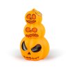 Halloweenová svetelná dekorácia - tekvica - teplá biela LED - 12 x 7,5 cm - 3 x LR1130  