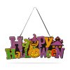 Halloween dekorácia - &quot;Happy Halloween&quot; - závesná - 42,5 x 18 cm