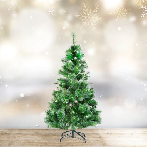 Umelý stromček - 150 cm - PVC - zasnežený