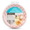 Papier na pečenie do Air fryer - pre varenie bez oleja - károvaný, kruh - 23 cm - 50 ks / balenie