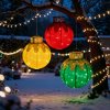 Svetelná dekorácia – guľová ozdoba – 60 LED – 60 x 83 cm – zelená – 100–200 V AC
