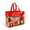 Vianočná darčeková taška - 31 x 25 x 17 cm - 4 druhy