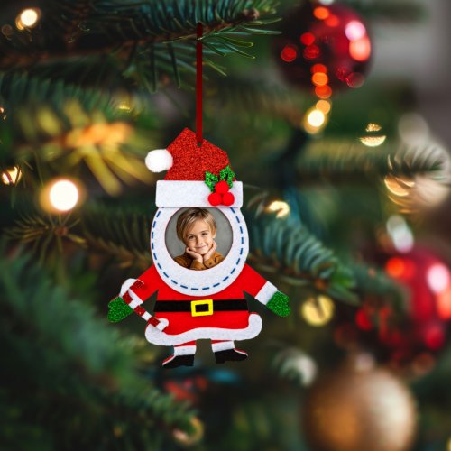 Vianočná dekorácia - filc - so zvončekom - na zavesenie - 13 x 17 cm - 3 druhy