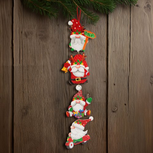 Vianočná dekorácia - škriatok - 75 cm