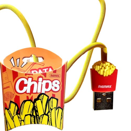 Chips dizajnový nabíjací kábel, 1 m