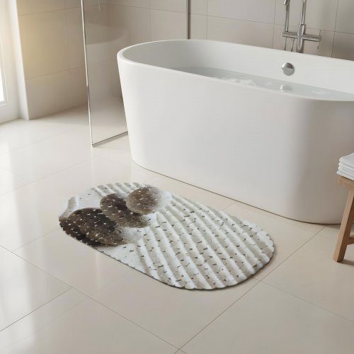 Protišmyková podložka Sivá s kamenným vzorom