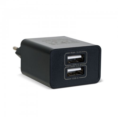 USB sieťový adaptér čierna