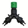Záhradný kvapkový zavlažovací kohútik adaptér 4-cestný rozdeľovač