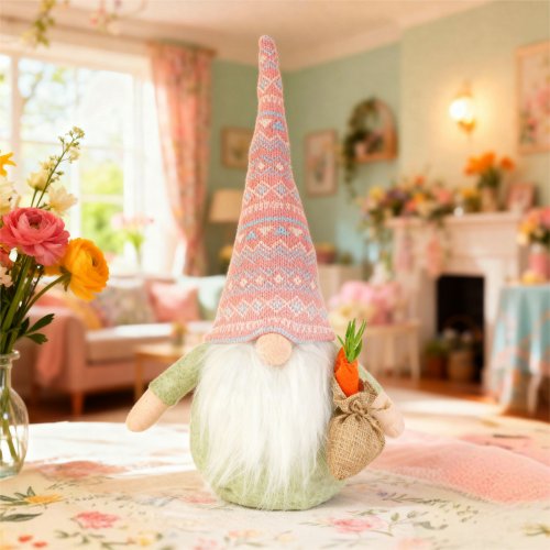  Textilná dekorácia - škriatok - 40 cm