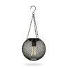 LED solárna lampa  – na zavesenie – 14,5 x 13,5 cm