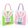 Veľkonočná filcová taška - zajačik - 24 x 20 cm - 2 farby