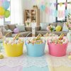 Veľkonočný košík - 3 farby - Ø20 x 13 cm