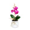 Umelá rastlinná dekorácia - orchidea - 3 druhy - 32,5 cm