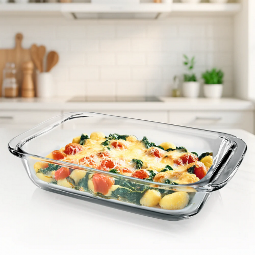 GOURMETmaxx sklenená zapekacia misa / pekáč 800 ml