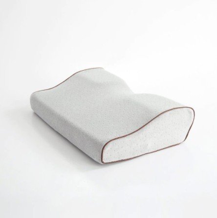Ergonomický vankúš z pamäťovej peny sivý