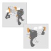 Jednoručná paralelná svorka – 6&amp;amp;amp;amp;quot; / 150 mm – 325 x 205 x 30 mm – 2 ks / balenie