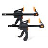 Jednoručná paralelná svorka – 6&amp;amp;quot; / 150 mm – 325 x 205 x 30 mm – 2 ks / balenie