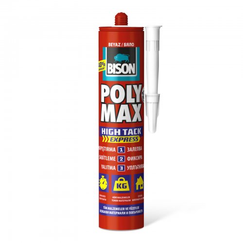 BISON Poly Max univerzálny tmel, SM polymérové lepidlo, 425 g