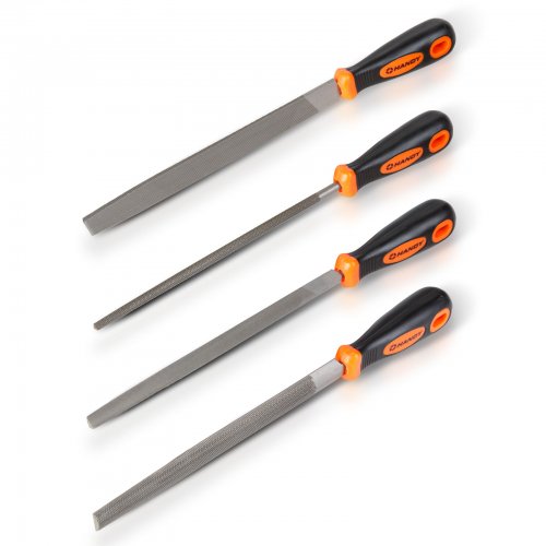 Precízna ručná pilníková sada – 8" – 4 ks / balenie