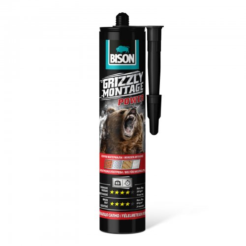 BISON Grizzly silné montážne lepidlo, 370 g