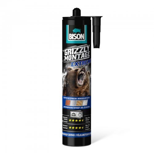 BISON Grizzly extrémne silné montážne lepidlo, 435 g