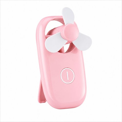 Mini ventilátor - 2 x AAA - 6 x 5 x 11,5 cm - 4 farby
