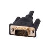HDMI kábel so zlatým konektorom, s Full HD D-sub káblom