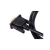 HDMI kábel so zlatým konektorom, s Full HD D-sub káblom