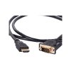 HDMI kábel so zlatým konektorom, s Full HD D-sub káblom