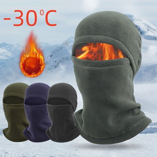 Mäkká a teplá flísová tvárová maska