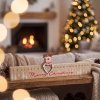 Adventný kalendár - „Merry Christmas“ sob - MDF - 40 x 11 cm