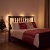Svetelná reťaz – 5 m – teplá biela – 100 LED – 100–240 V – 6 W – zelený kábel