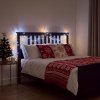 Svetelná reťaz - 5 m - 200 teplá biela &amp;amp; 50 studená biela LED - 100-240V - 6W - biely kábel