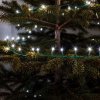 Svetelná reťaz – 10 m – studená biela – 200 LED – 100–240 V – 6 W – zelený kábel
